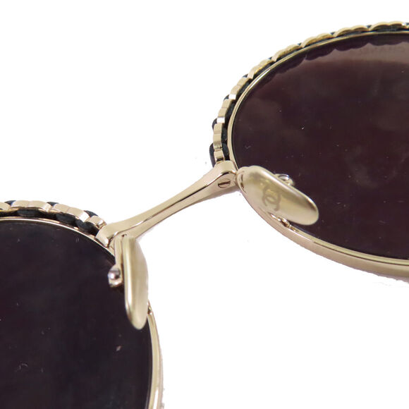 Chanel Cc Sunglasses Metal Pvc Black #166052C51B - Picture 7 of 11